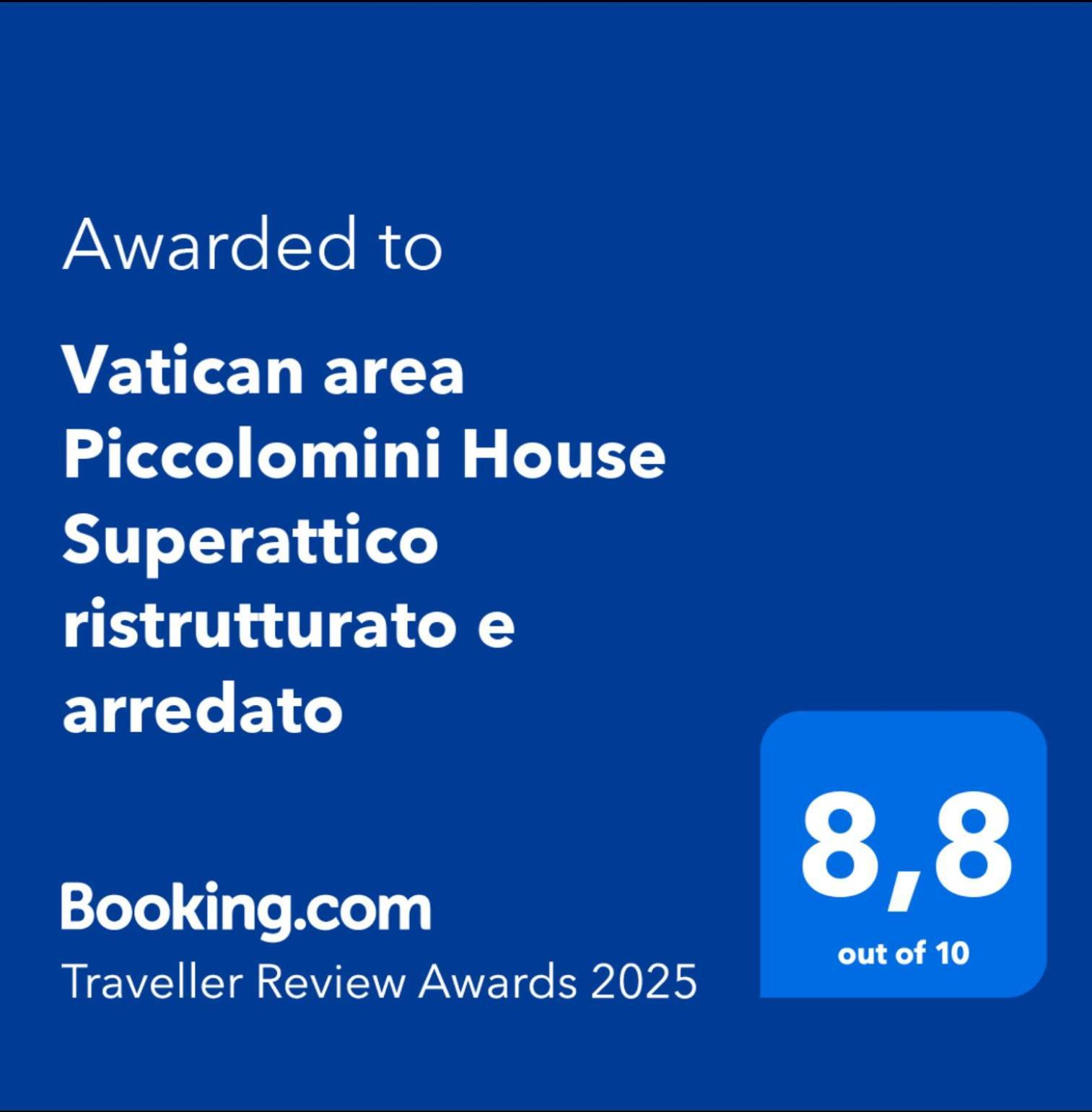 Vatican Area Piccolomini House Superattico Ristrutturato E Arredato Рим Екстер'єр фото